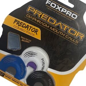 FOXPRO Predator Diaphragm Mouth Calls Combo Pack‎ Coyote Howls Rabbit Sounds